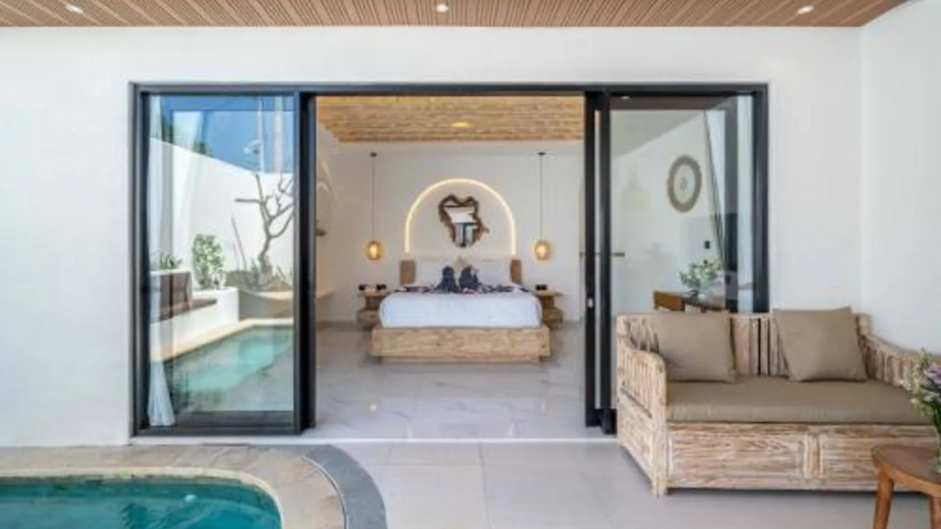 발리 New 2BR Villa Private Pool in Uluwatu - V1 4성급 싱글룸 로비