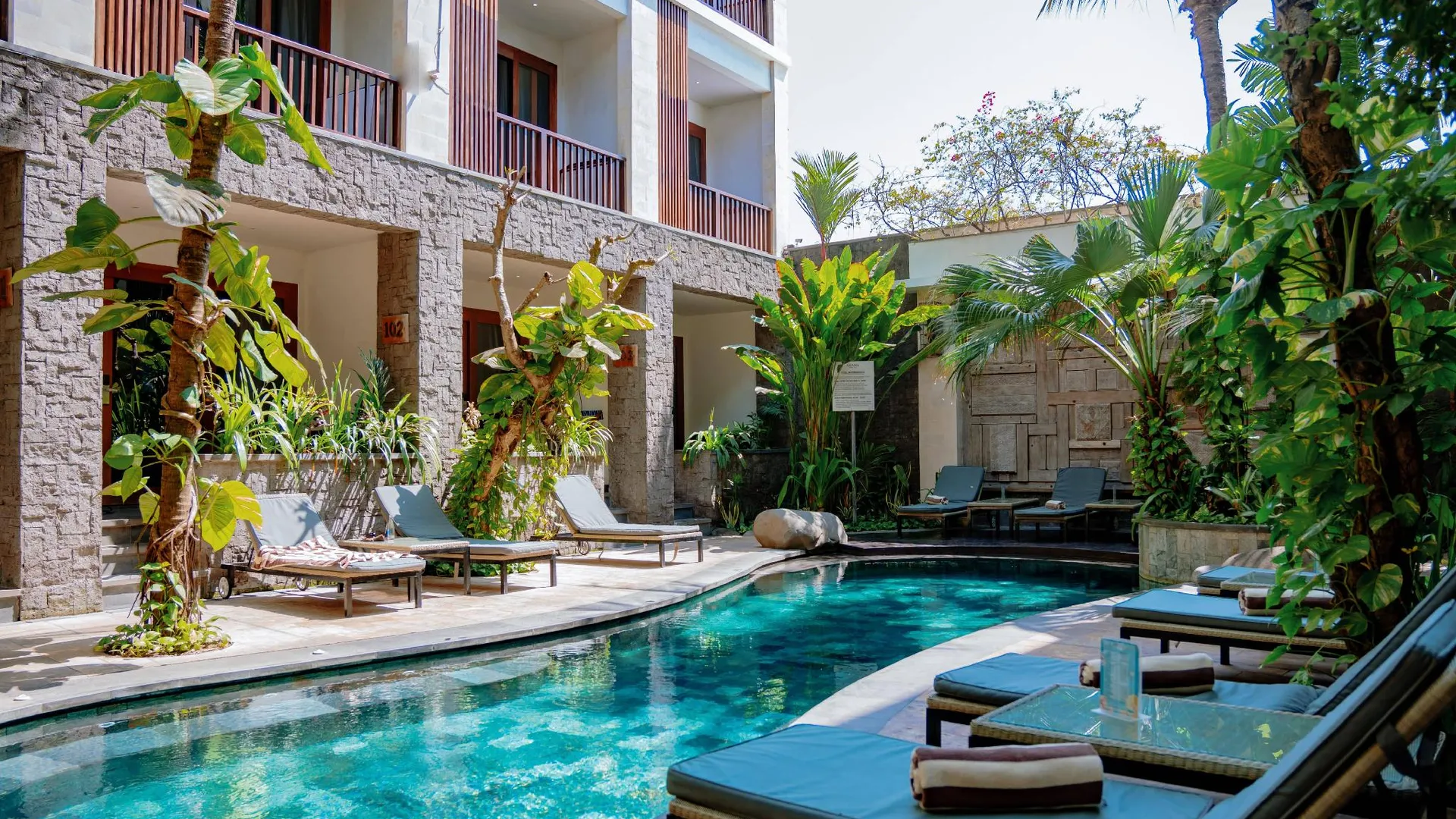 발리 아카나 부티크 호텔 4성급 호텔 객실