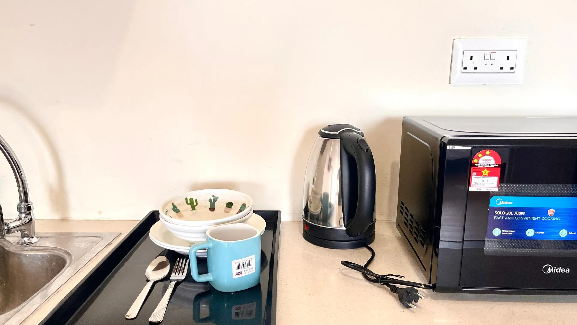 말라카 두리안 퉁갈의 아파트먼트 (50m², 침실 1개, 프라이빗 욕실 1개) 3성급 싱글룸 전망