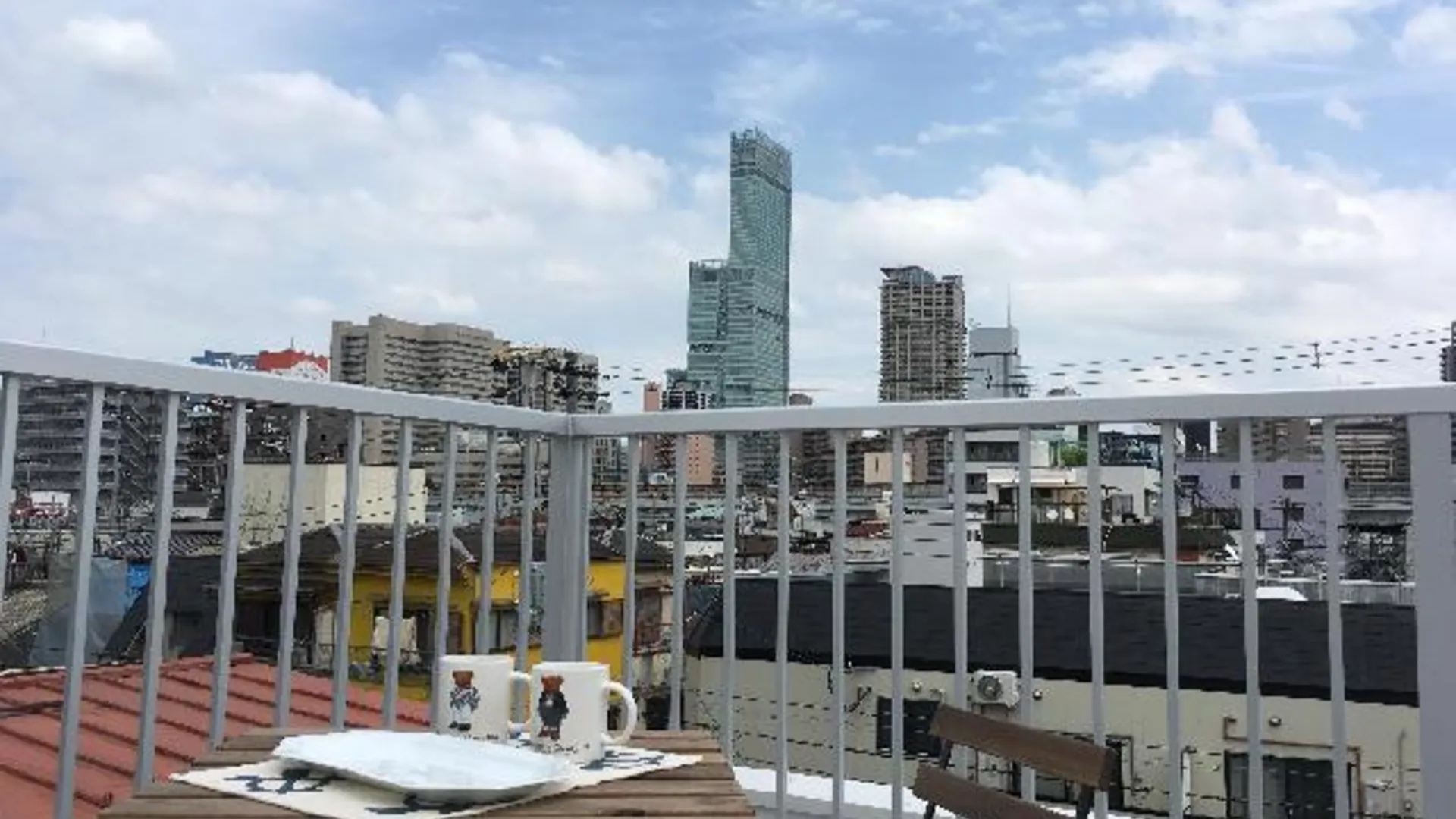 오사카 게이메이 게스트하우스 1성급 호텔 전망