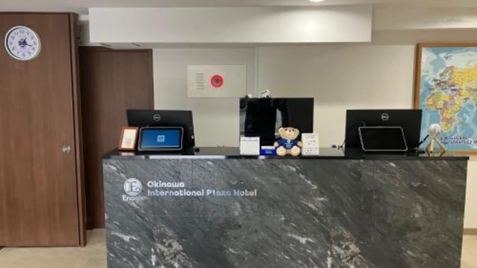 오키나와 본섬 에나직 오키나와 코쿠사이 플라자 호텔 2성급 호텔 레스토랑