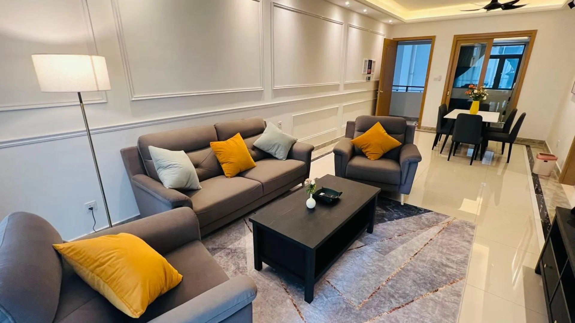 조호바루 / 조호르바루 조호바루의 아파트먼트 (100m², 침실 3개, 프라이빗 욕실 2개) 4성급 싱글룸 로비