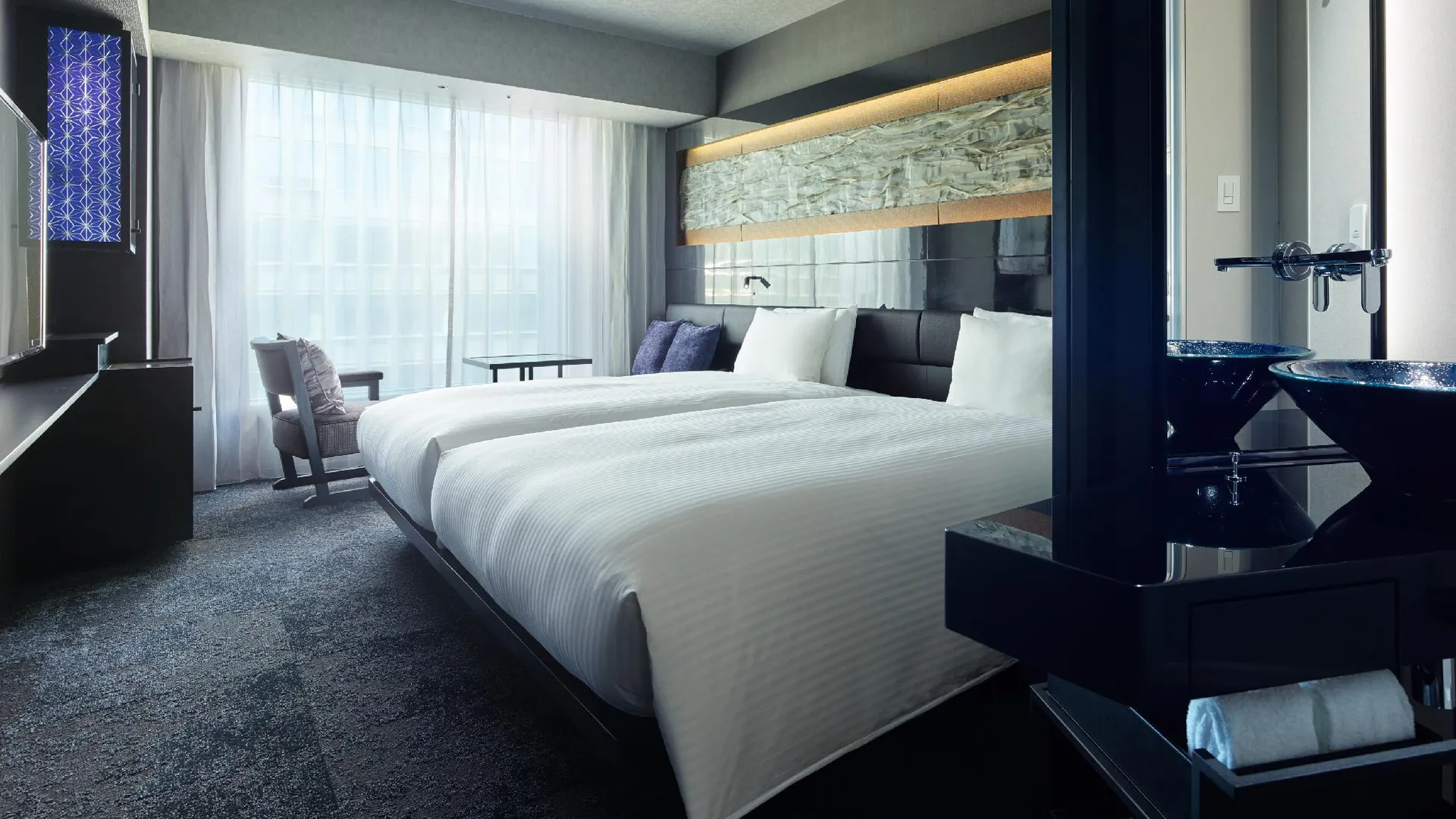 도쿄 / 동경 미츠이 가든 호텔 니혼바시 프리미어 / 도쿄 5성급 호텔 스위트룸