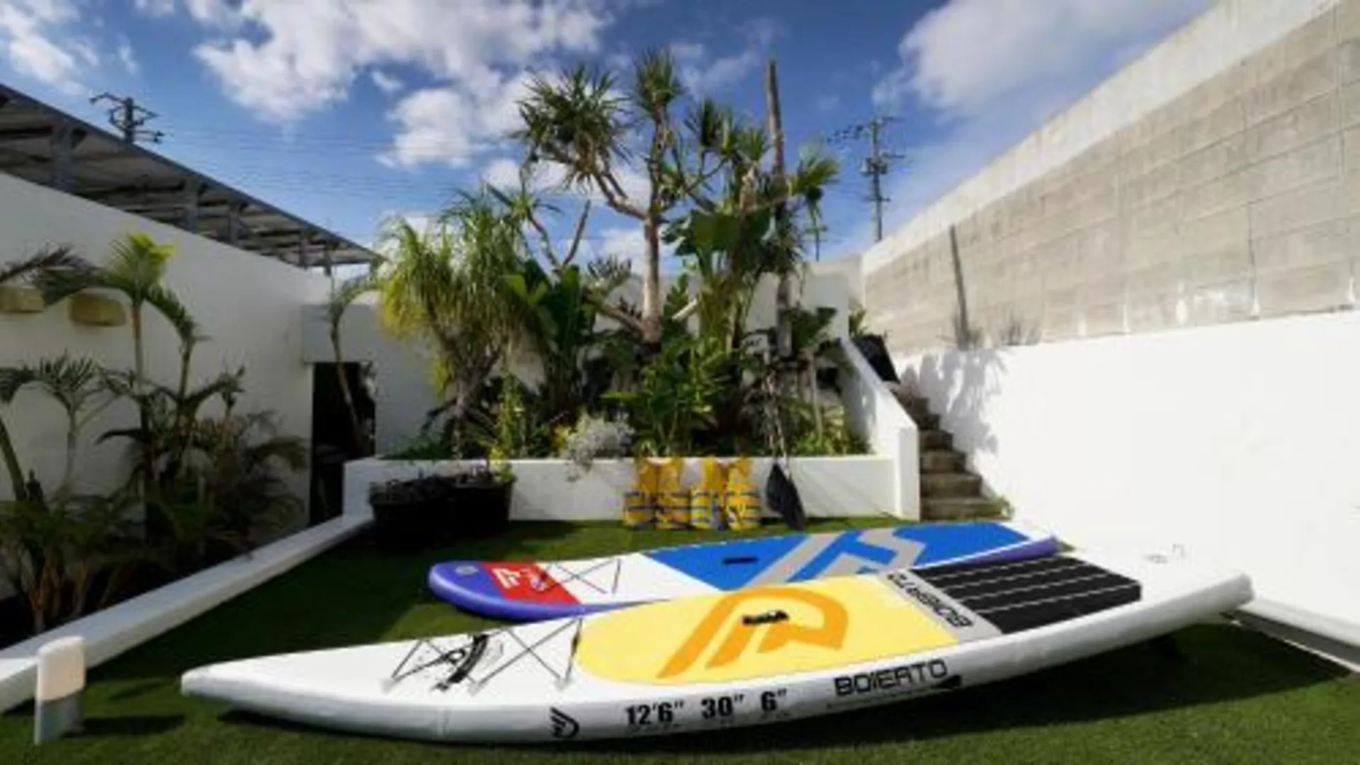 오키나와 본섬 SALTY HOUSE：海が目の前！ 5성급 싱글룸 객실