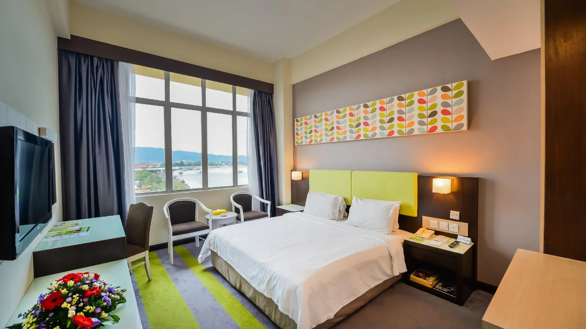 쿠안탄 메가 뷰 호텔 3성급 호텔 전망