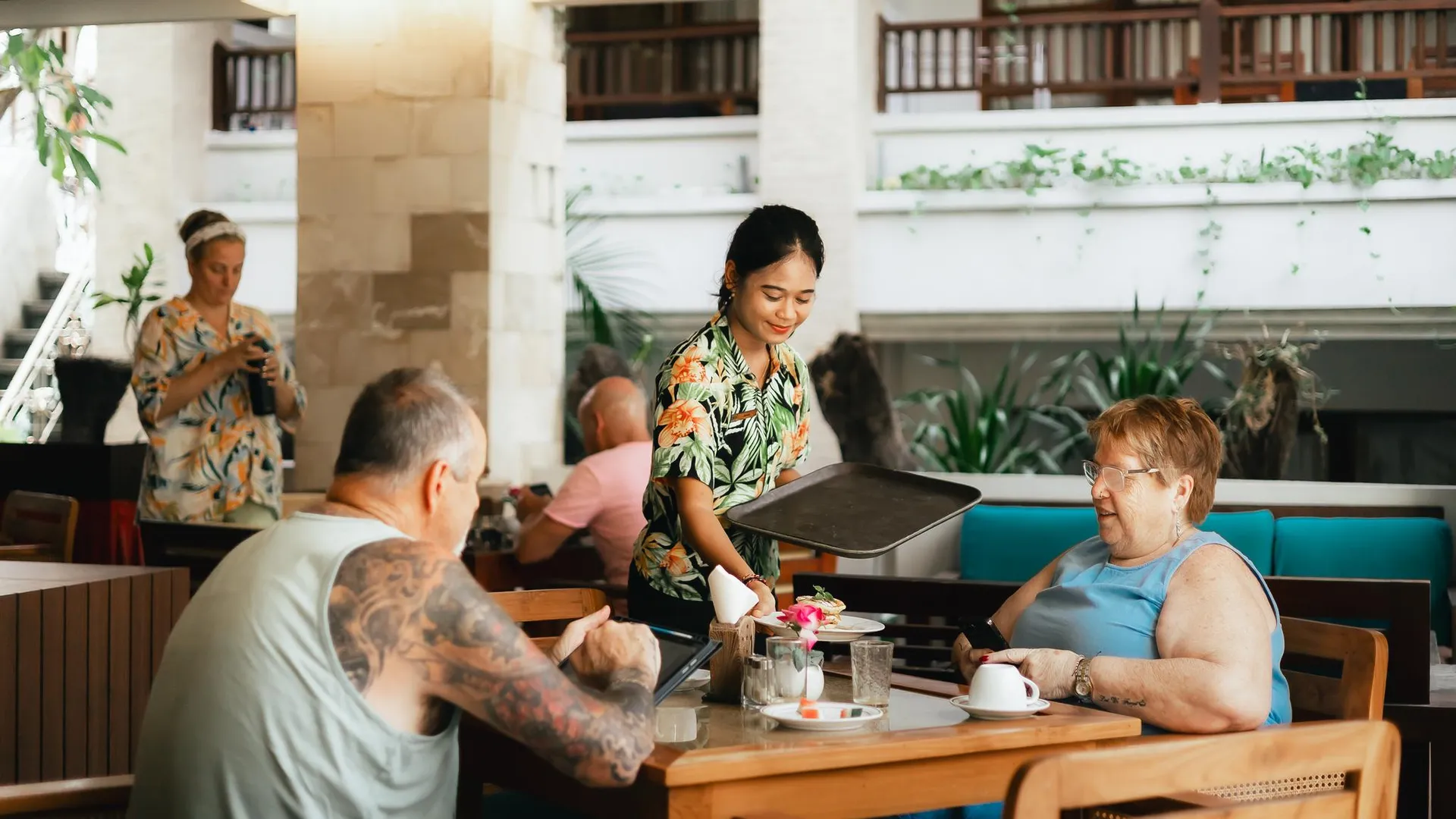 발리 포틴 로지즈 비치 호텔 3성급 호텔 레스토랑