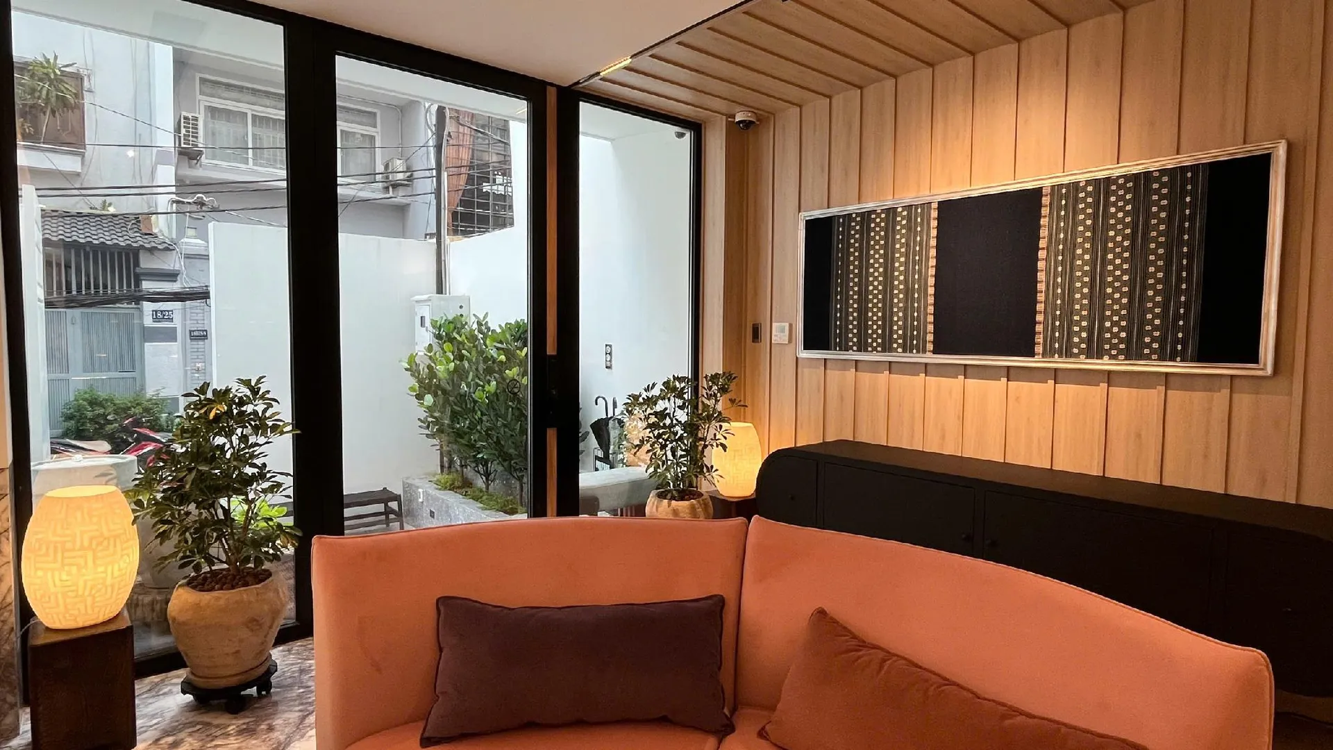 호치민 디 에이하우스 빌딩 5성급 호텔 레스토랑