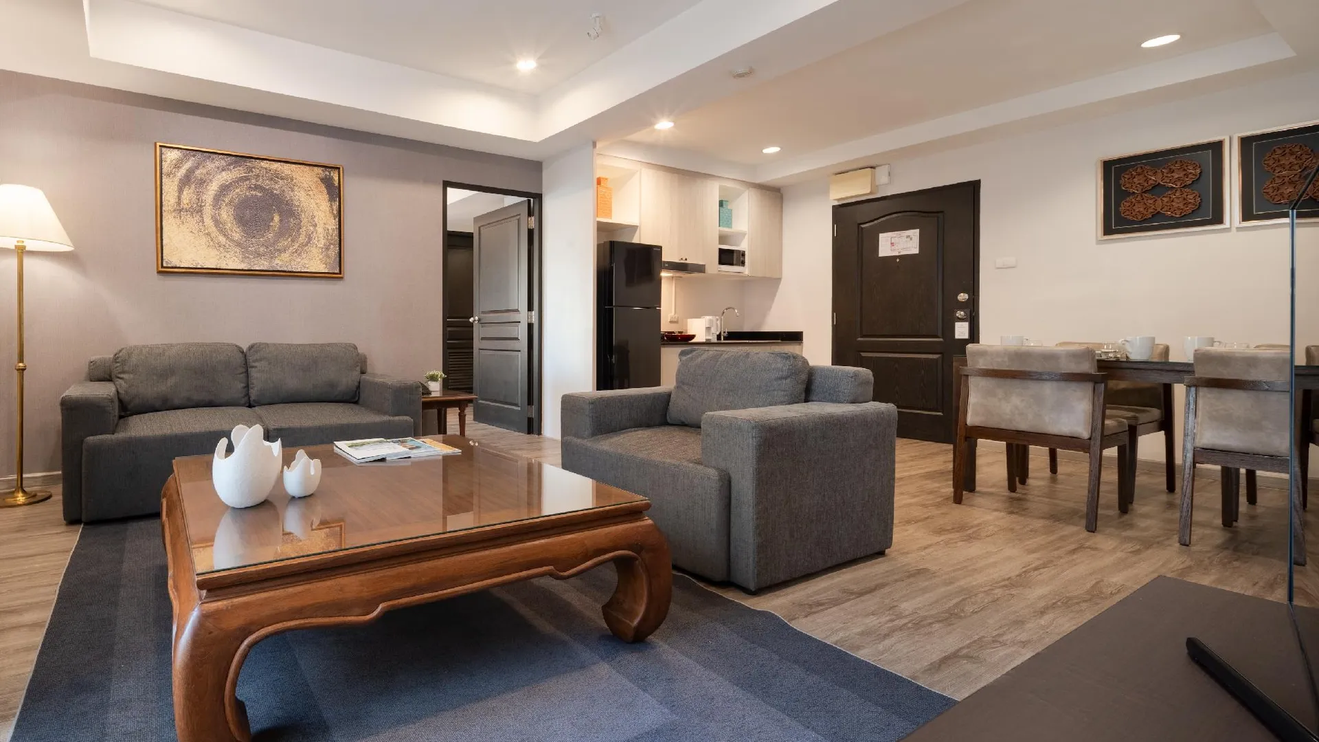 방콕 아스피라 레지던스 루암루디 3성급 호텔 객실