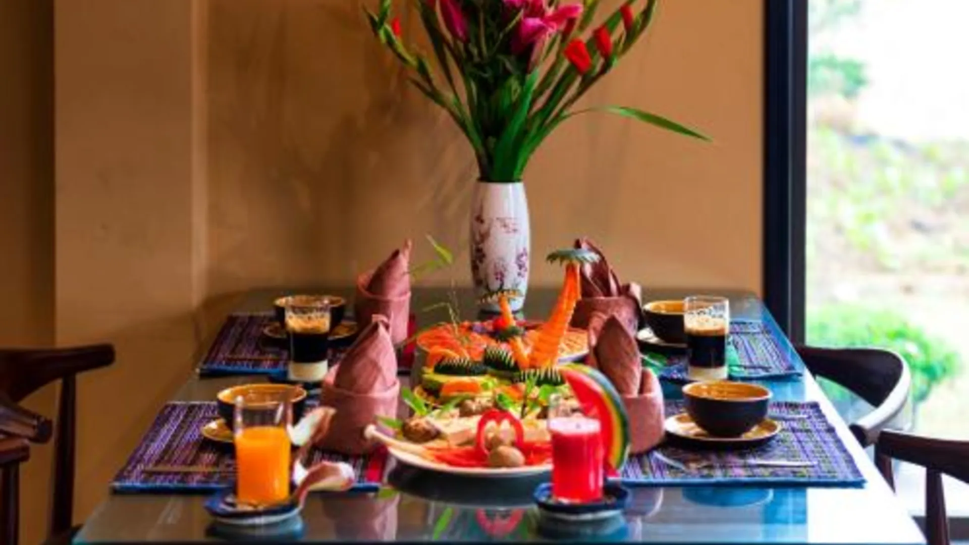 사파 Sapa Farmstay 4성급 호텔 레스토랑