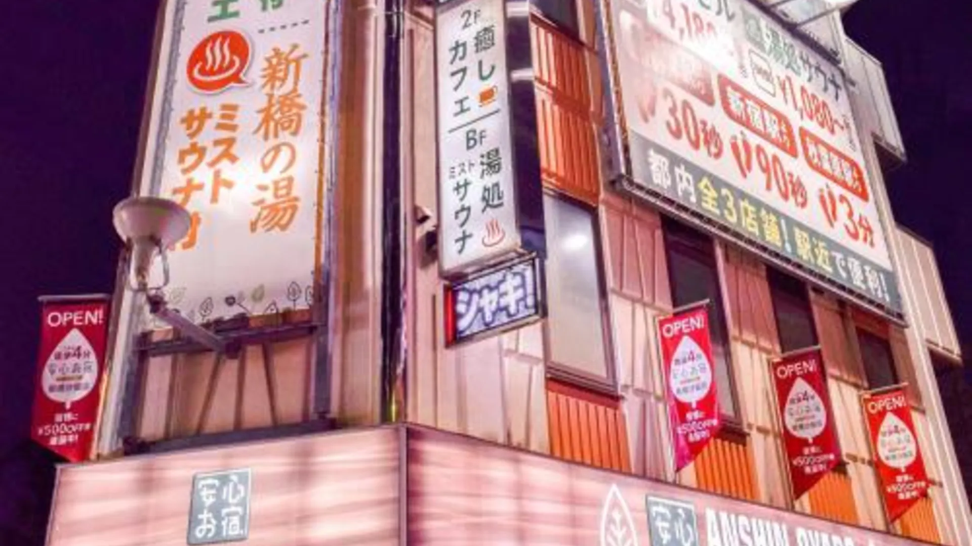 도쿄 / 동경 안신 오야도 도쿄 만 긴자 신바시 스테이션 1성급 호텔 전망