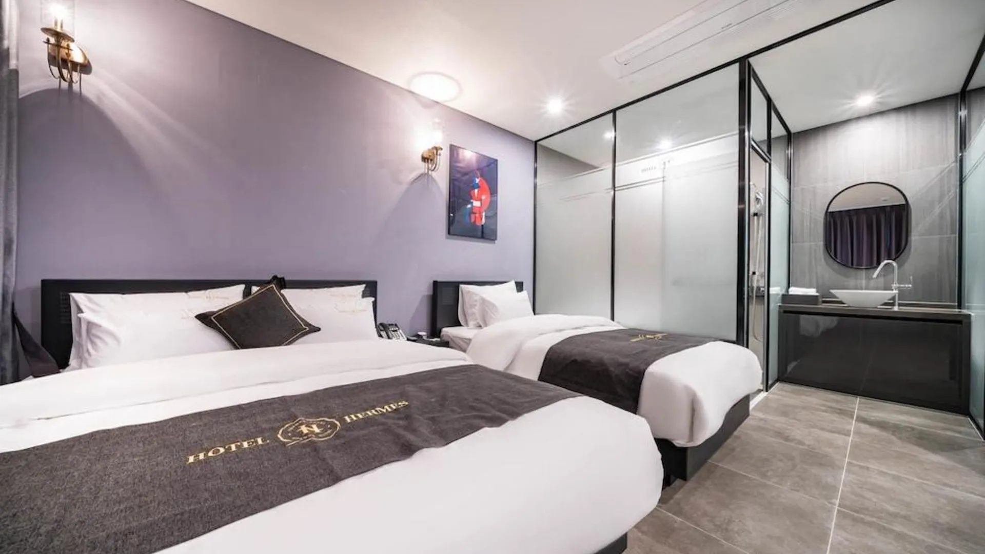 평택 Pyeongtaek Hermes Hotel 2성급 호텔 객실