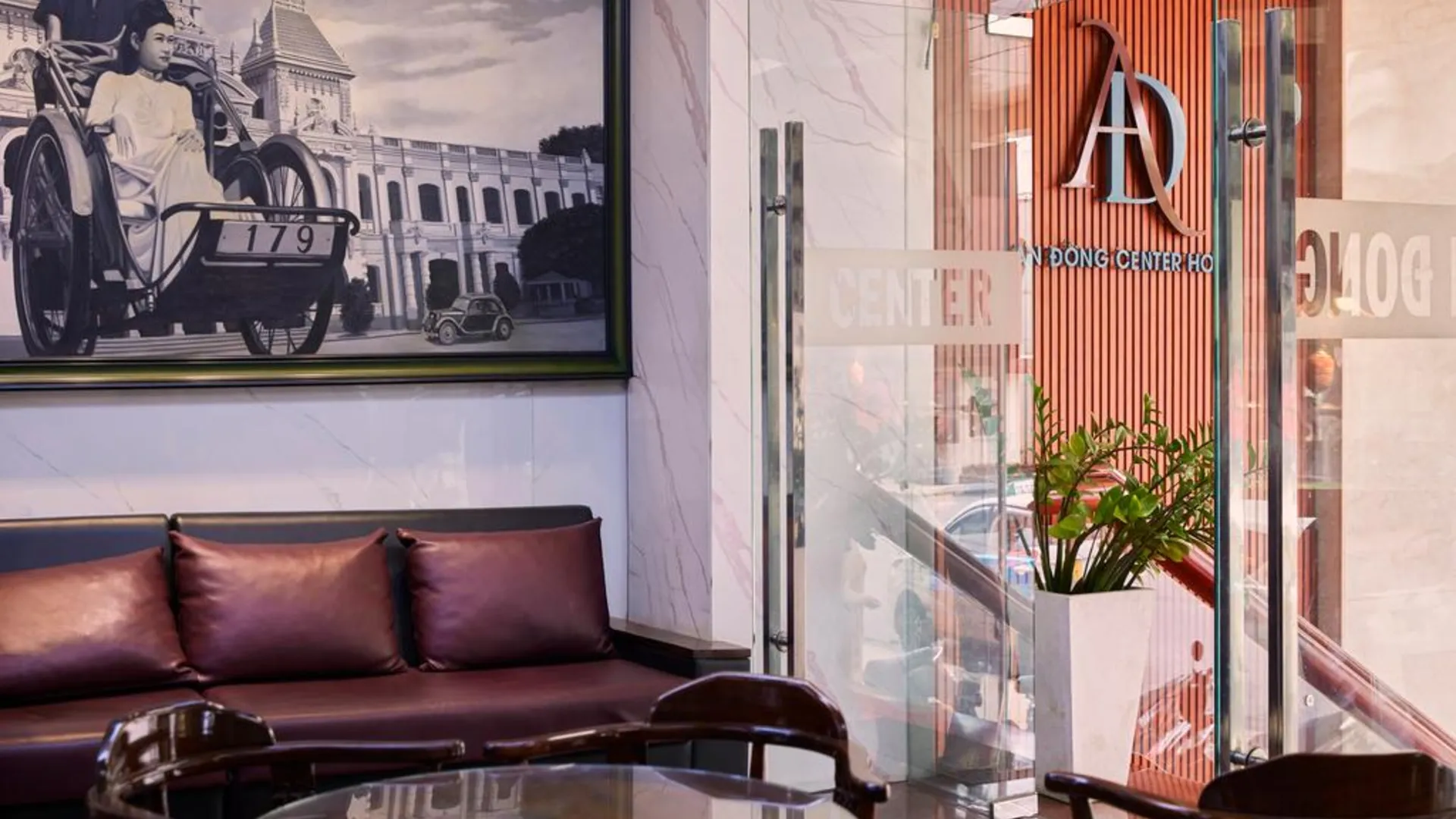 호치민 안 동 센터 호텔 2성급 호텔 레스토랑