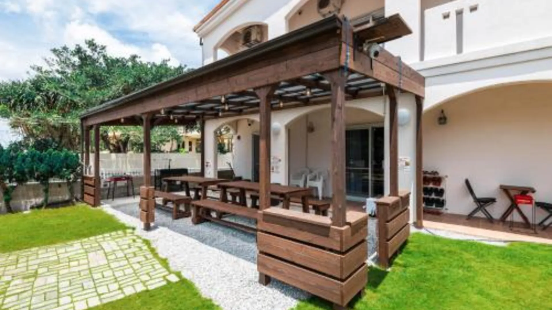 오키나와 본섬 ペンション アネラニハウス沖縄 4성급 게스트하우스 외관