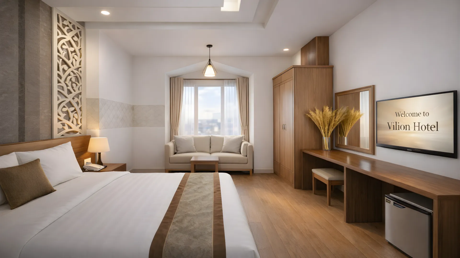 호치민 빌리온 부티크 호텔 벤탄 3성급 호텔 스위트룸