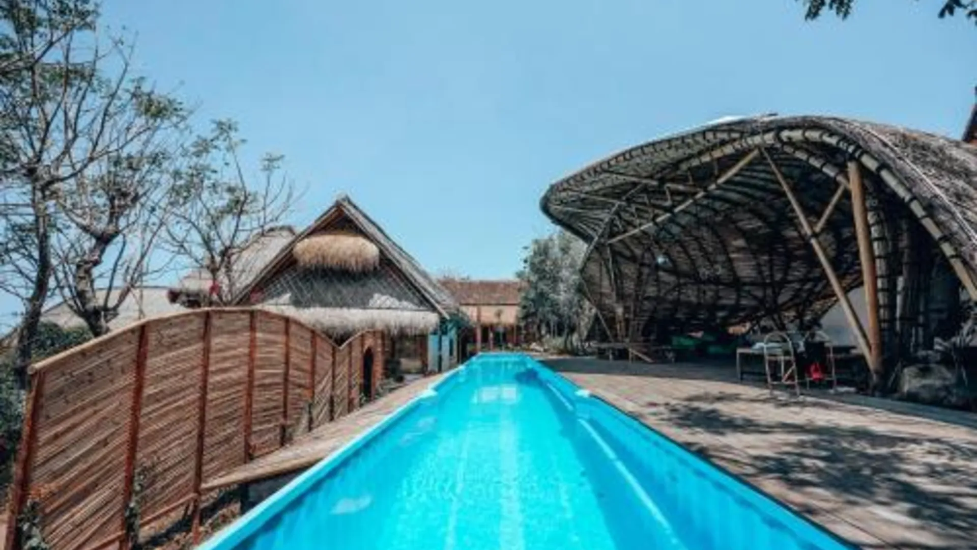 발리 Blue Earth Village 호텔 로비