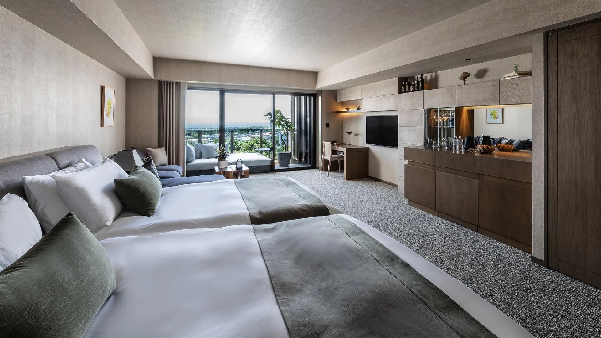 오키나와 본섬 글램데이 스타일 호텔 앤 리조트 오키나와 요미탄 5성급 호텔 전망