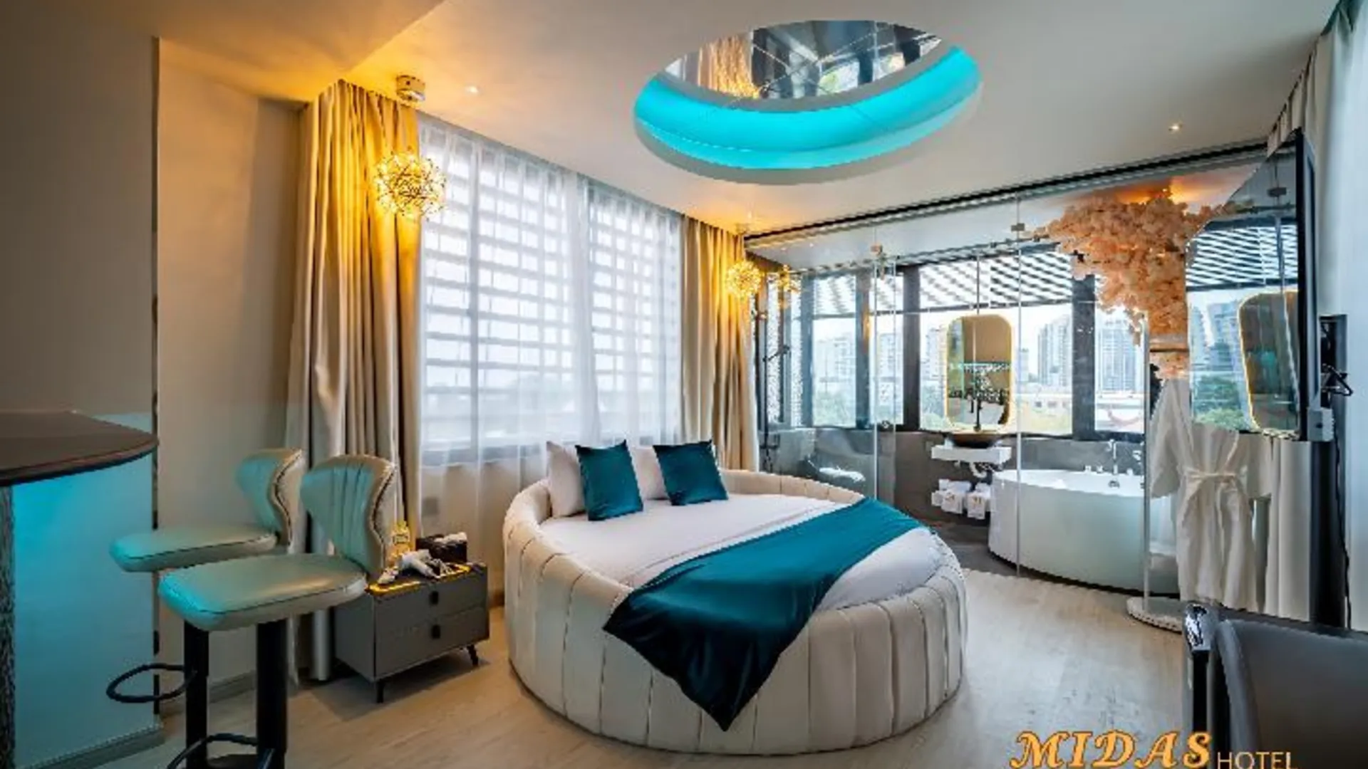 호치민 마이다스 호텔 4성급 호텔 수영장