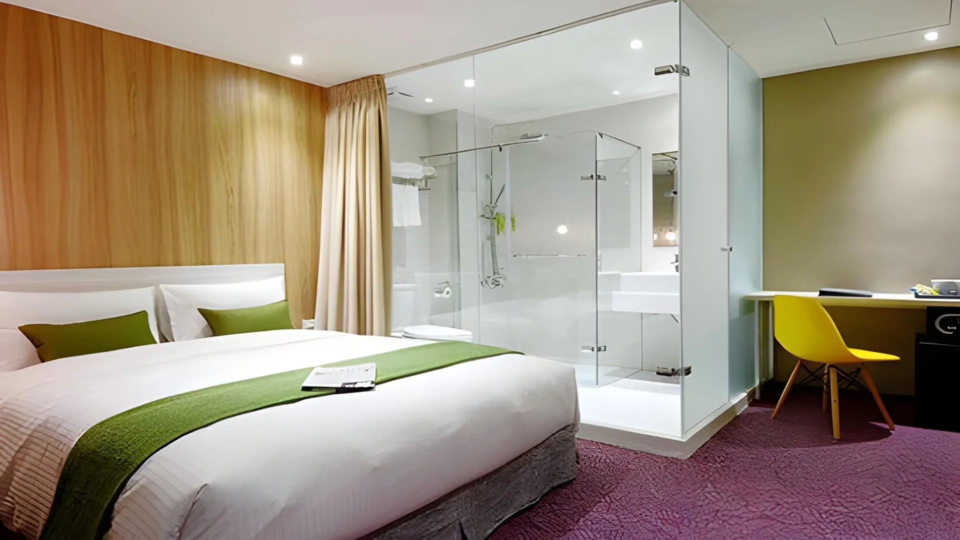 타이베이 아크 호텔- 창안 후싱 3성급 호텔 전망