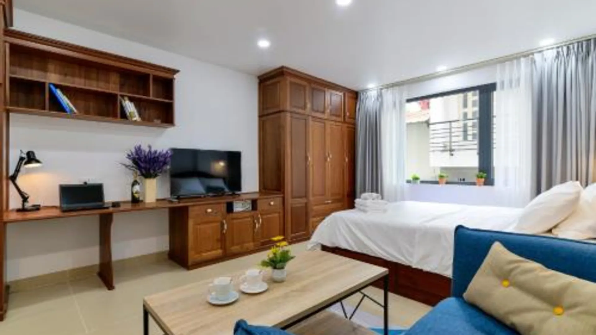 호치민 우디 하우스 사이공 센터 호텔 스위트룸