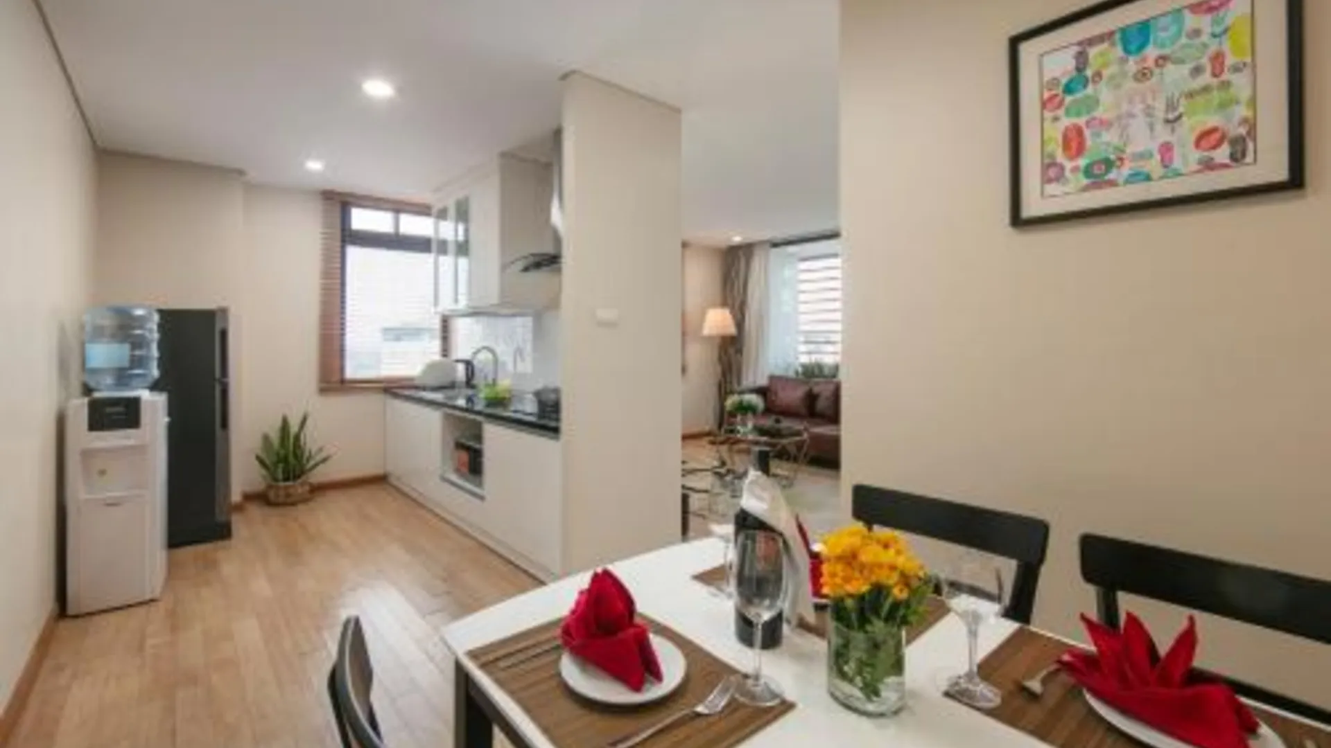 하노이 HB 서비스 아파트먼트 - 121B 콴 호아 2성급 호텔 전망