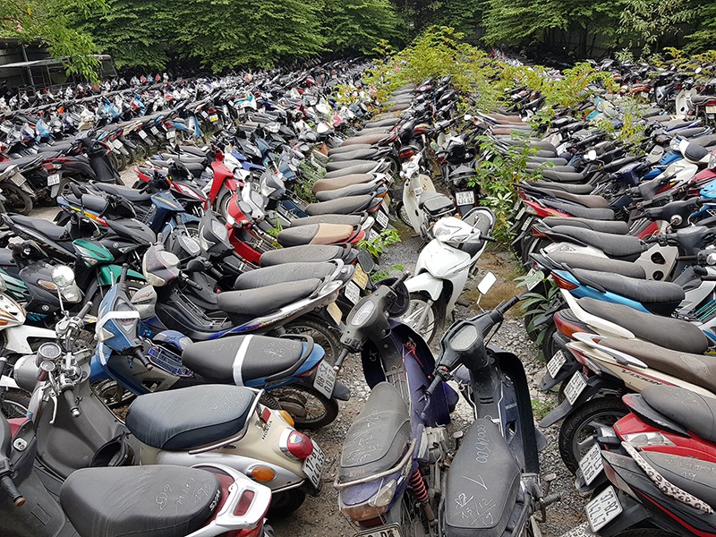 Phí giữ xe tai nạn giao thông tại Hà Nội bao nhiêu?