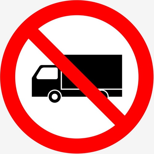 Quy định cấm xe tải vào thành phố