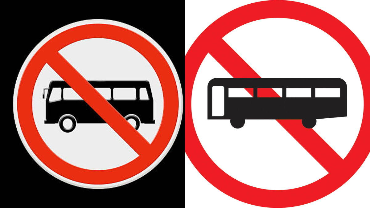 Biển cấm xe buýt và xe khách có ý nghĩa như thế nào?