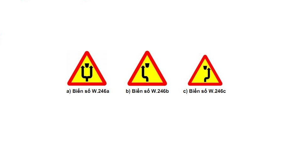 Phân biệt biển báo chướng ngại vật phía trước như thế nào?