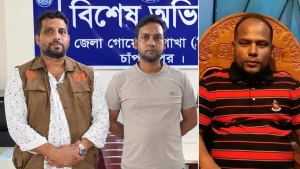 স্বেচ্ছাসেবক লীগ নেতা গ্রেপ্তার, ছাড়াতে ডিবি অফিসে বিএনপি নেতা