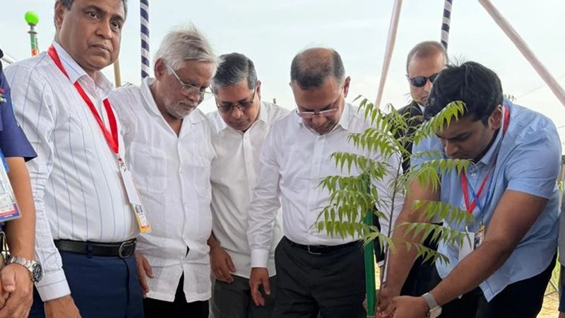 Photo: thenews24.com Tarique Rahman Inaugurates Rupantar Green Project