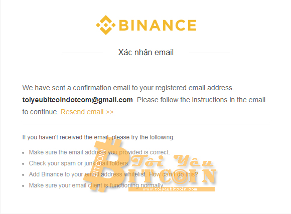 Đăng ký tài khoản Binance. Ảnh 4