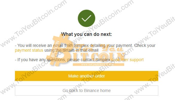 Mua coin bằng thẻ tín dụng Visa/MasterCard trên Binance. Ảnh 11