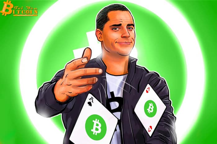 Roger Ver rõ ràng nghĩ rằng giá trị Bitcoin Cash có thể tăng 100.000%