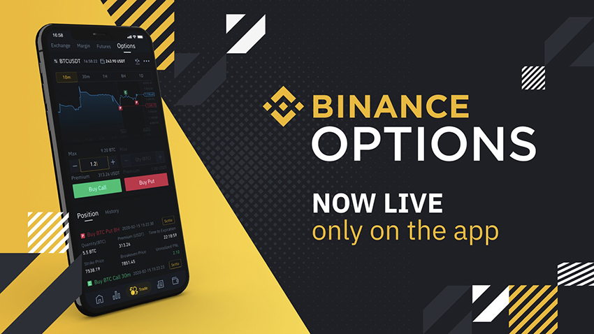 Binance Options thêm chức năng mới “Vol Option” trên Mobile App