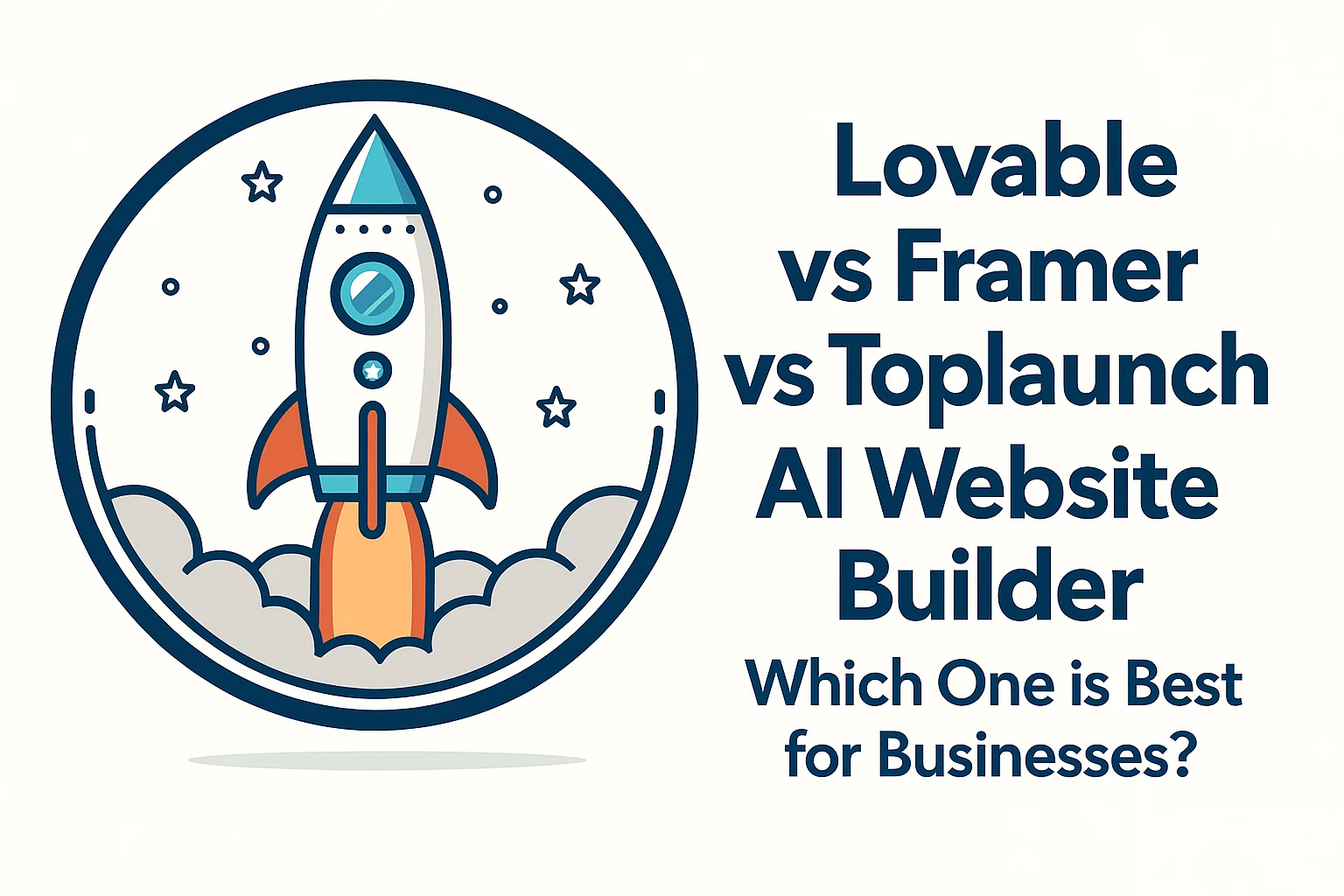 Lovable vs Framer vs Toplaunch ai website builder: which one is best for businesses?