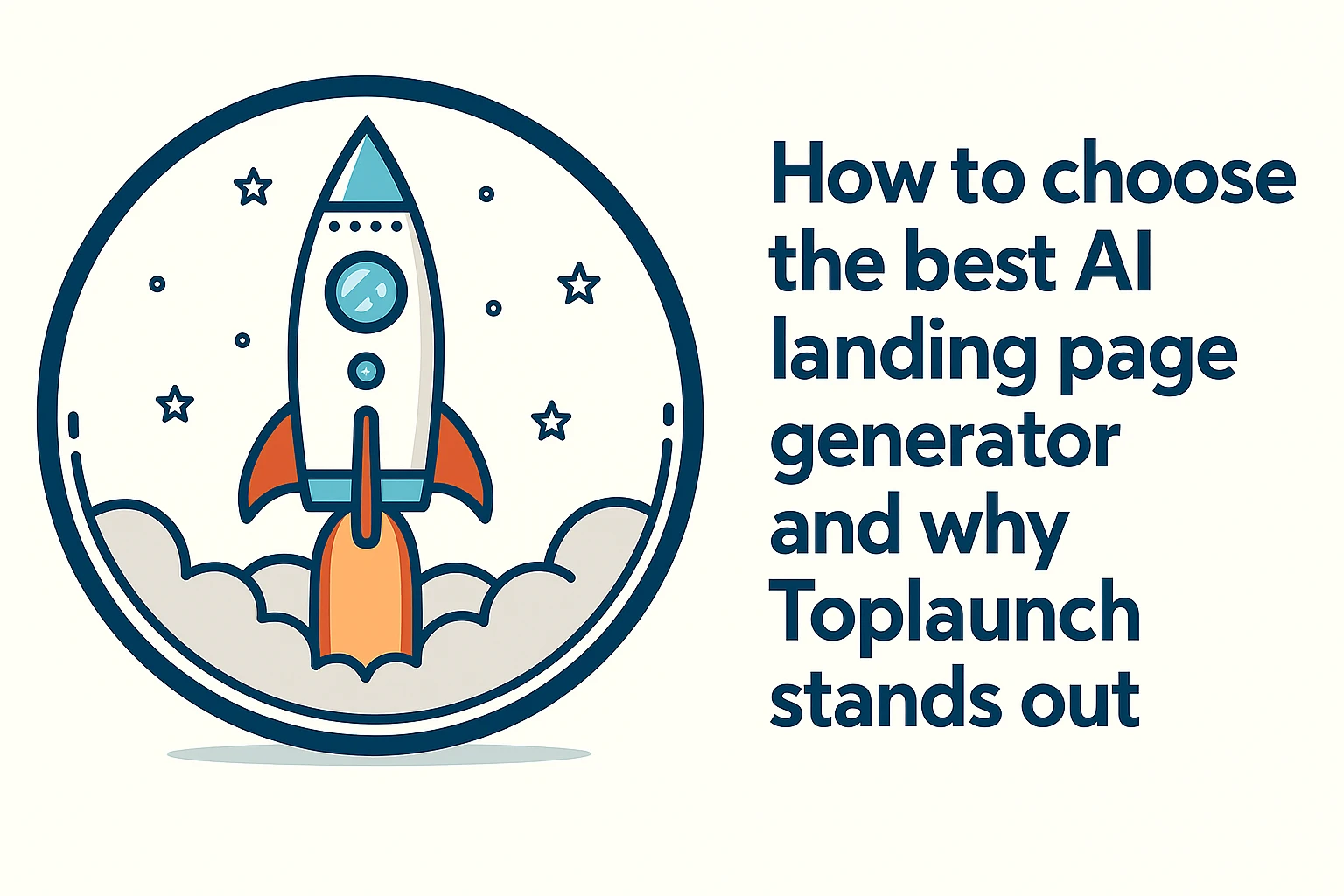 How to choose the best ai landing page generator and why Toplaunch stands out