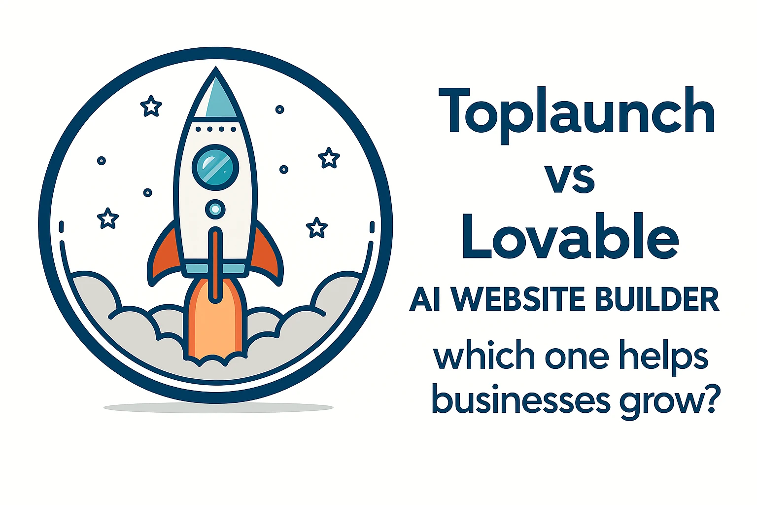 Toplaunch ai website builder vs Lovable: which one helps businesses grow?