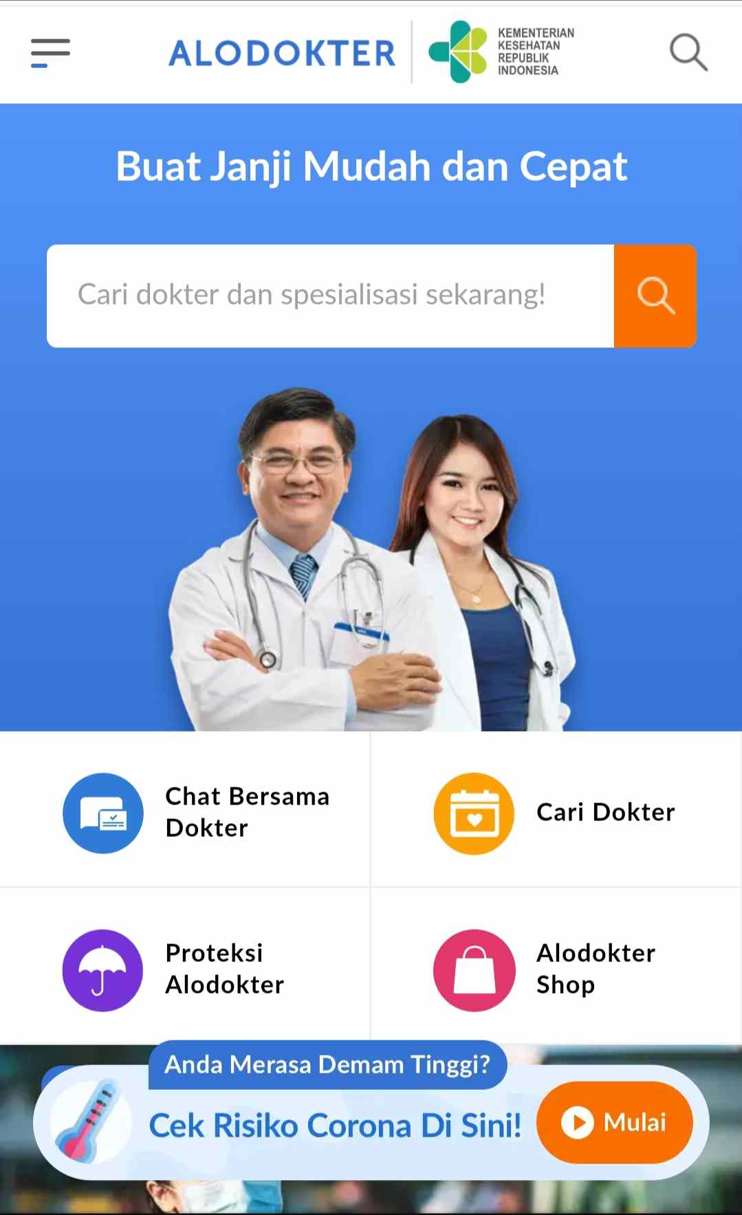 aplikasi konsultasi dokter online