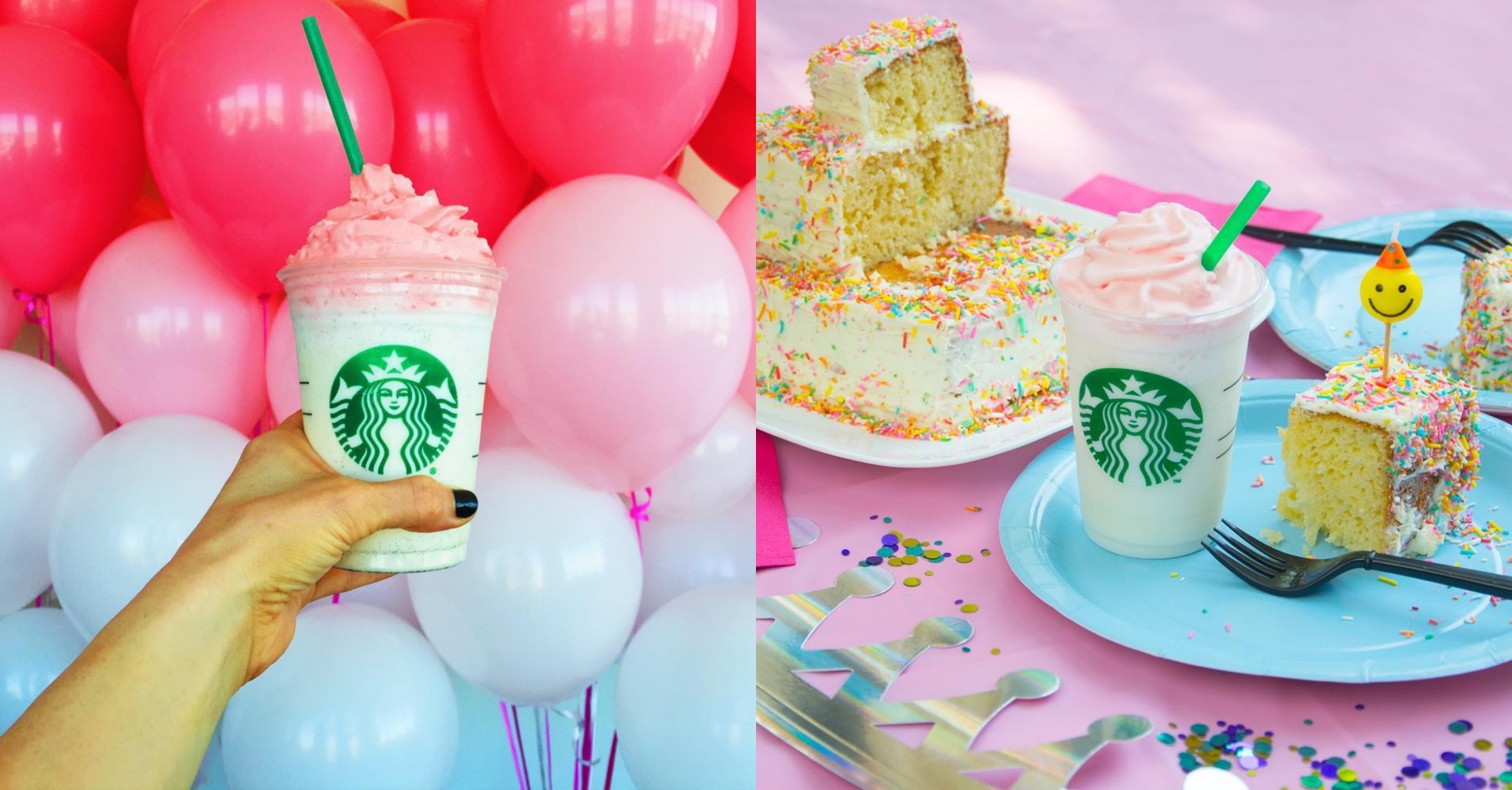 Menu Rahasia Starbucks - Birthday Cake Frappuccino