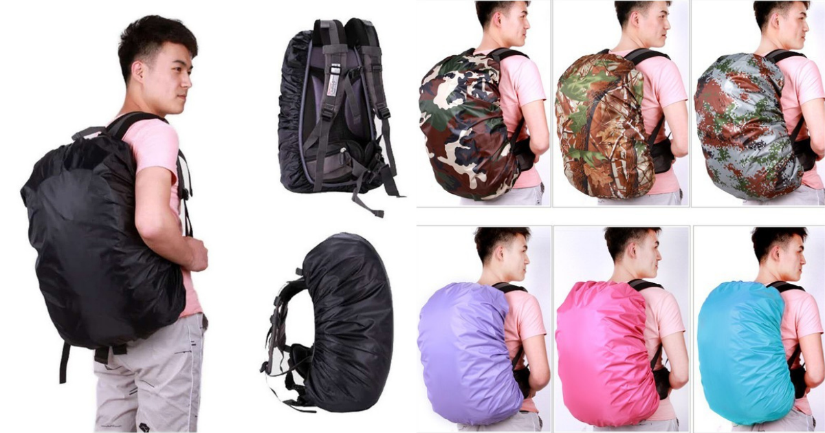 Perlengkapan liburan musim hujan - Mantel tas atau bagpack cover anti air