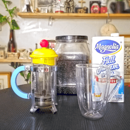 froth milk french press
