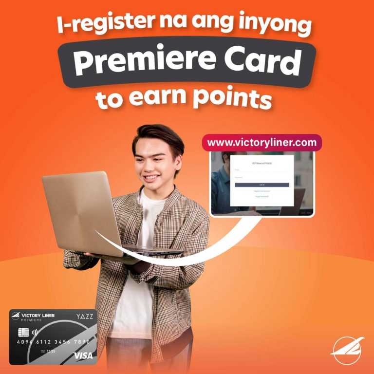 Victory Liner Prepaid Card Registration