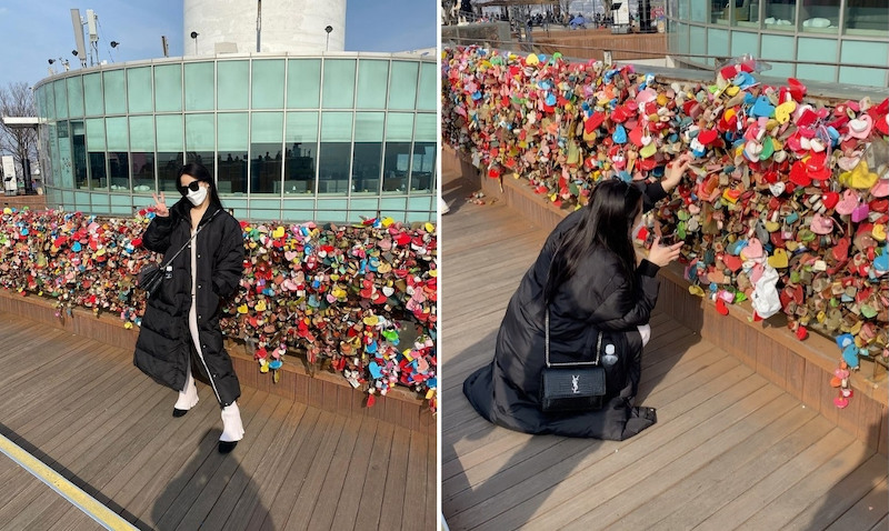 TikToker Seoul love lock