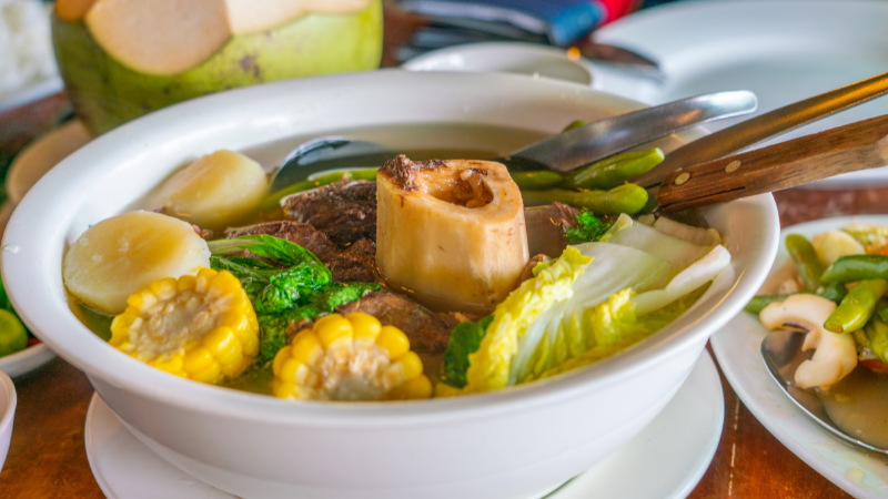 bulalo: southeast asian soup from the philippines