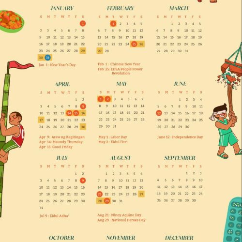 Holidays Calendar Philippines In 2022 - Tripzilla Philippines