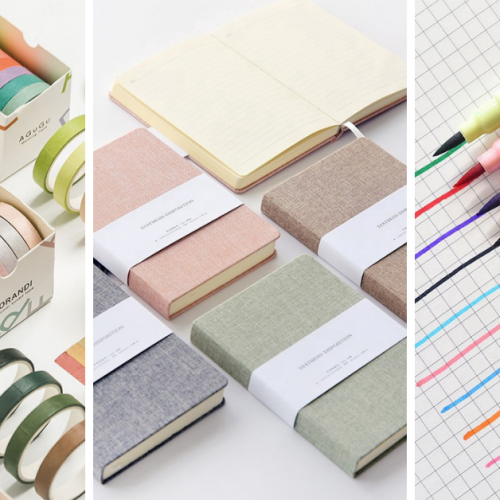 stationery items for bullet journal