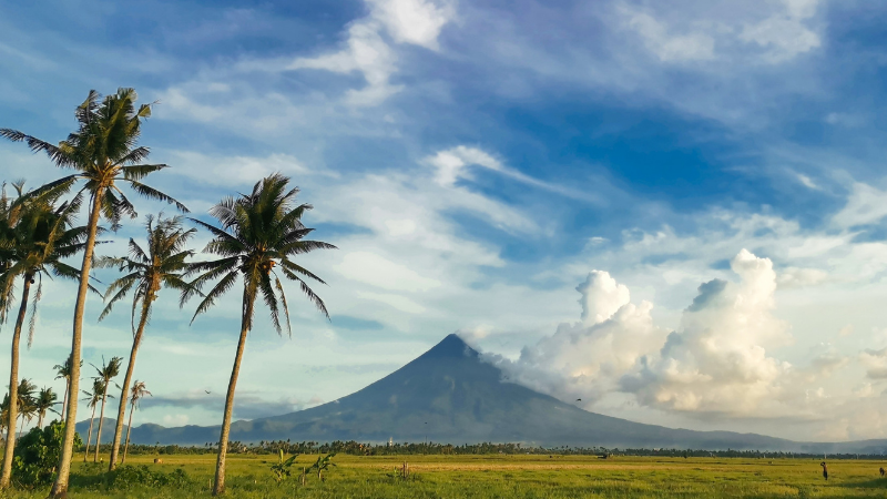 Mountains in the Philippines Mt. Mayon