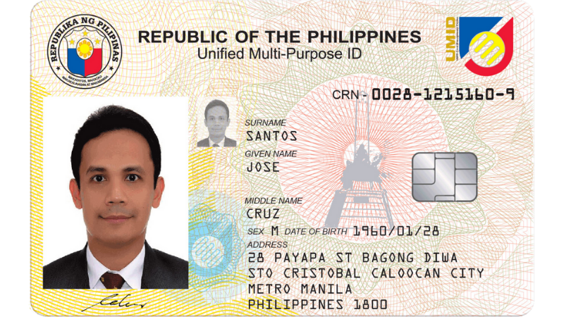 Valid ID in the Philippines UMID - Copy