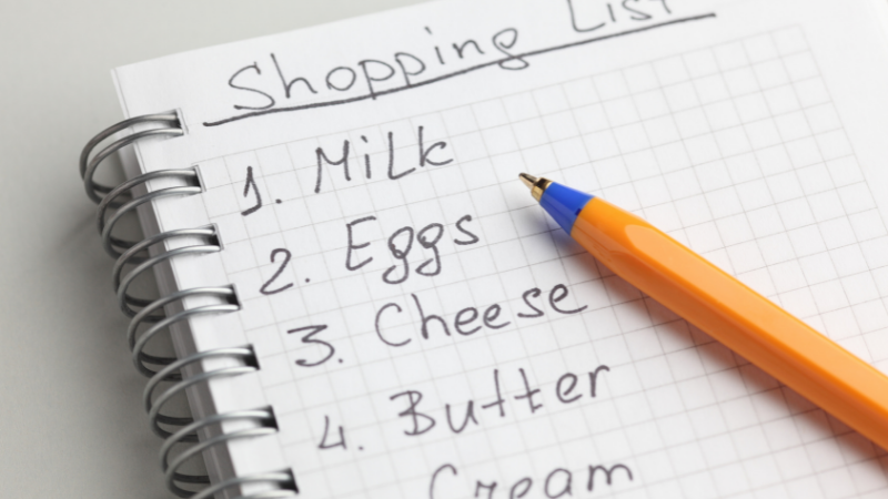 Palengke tips shopping list