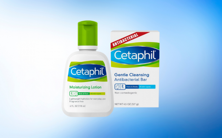 Cetaphil Moisturizing Lotion + Cetaphil Antibacterial Bar